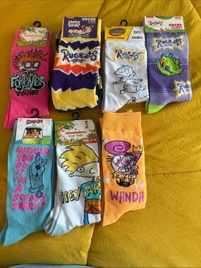 Nickelodeon Themed Crew Socks